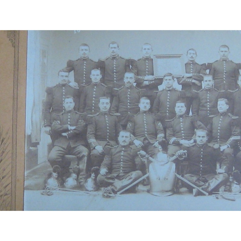 GRANDE PHOTO DU 10 ème REGIMENT DE CUIRASSIERS 1904