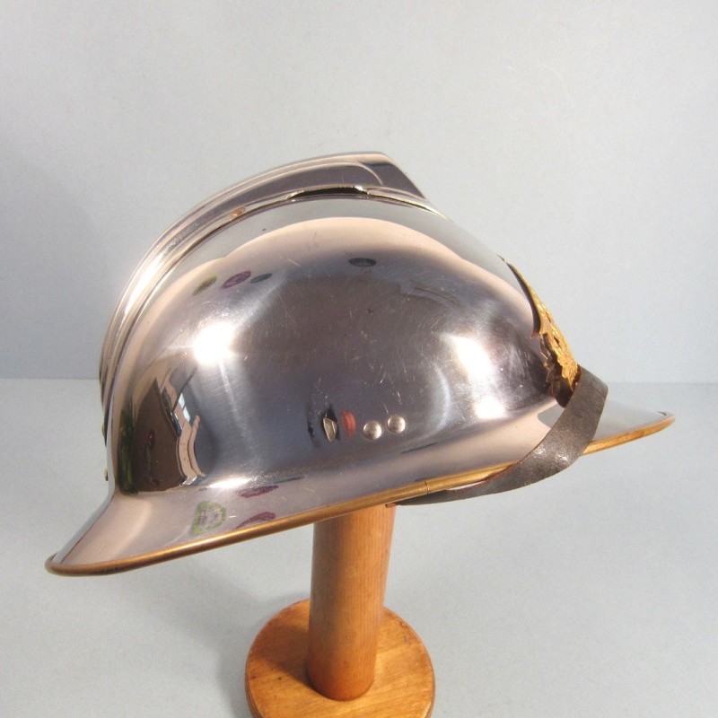 CASQUE D'OFFICIER DES SAPEURS POMPIERS DE CAGNES SAPEURS-POMPIERS MODELE 1933 