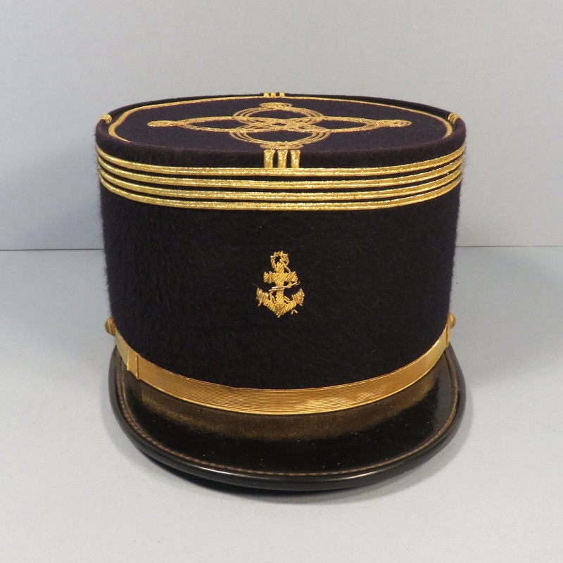 KEPI DE COMMANDANT DE L'ECOLE DE L'INFANTERIE COLONIALE ANNEES 1970