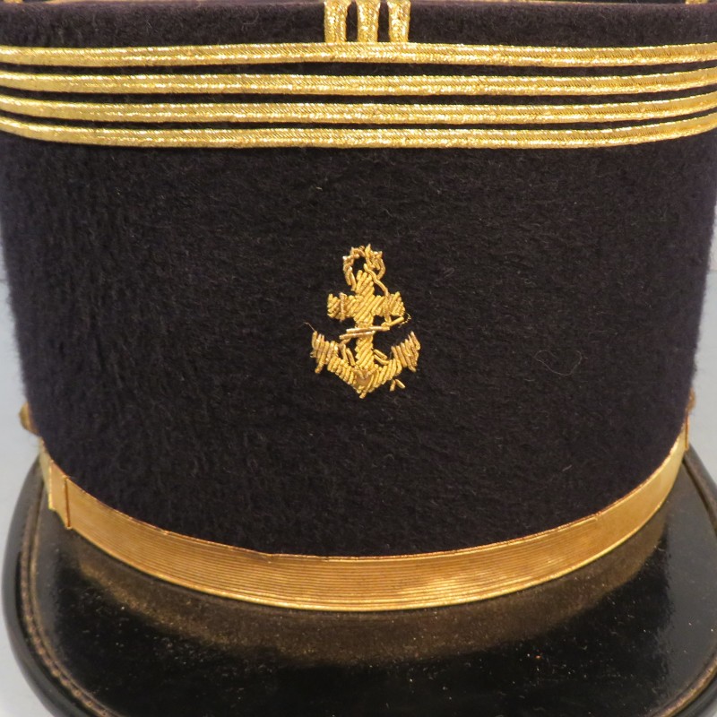 KEPI DE COMMANDANT DE L'ECOLE DE L'INFANTERIE COLONIALE ANNEES 1970