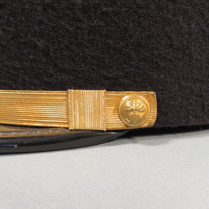 KEPI DE COMMANDANT DE L'ECOLE DE L'INFANTERIE COLONIALE ANNEES 1970