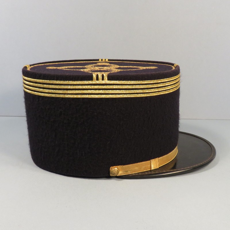 KEPI DE COMMANDANT DE L'ECOLE DE L'INFANTERIE COLONIALE ANNEES 1970