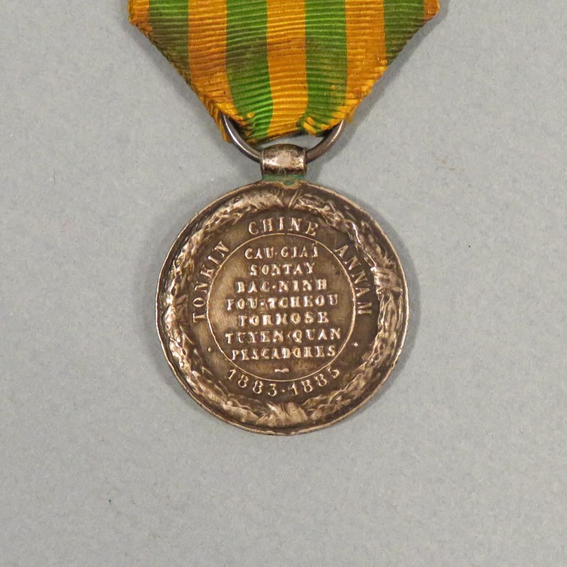 MEDAILLE DU TONKIN CHINE ANNAM EN 1883 - 1885 MODELE MER