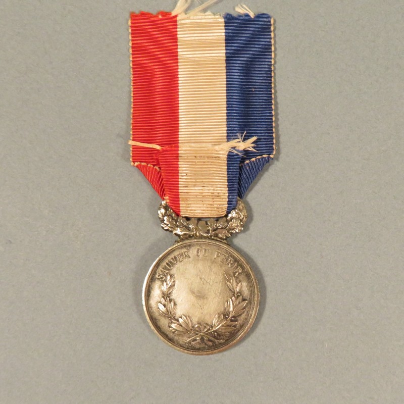 MEDAILLE DE LA SOCIETE DE SAUVETAGE DU MIDI BOUCHES DU ROHN SAUVETEURS MARSEILLE FONDEE EN 1860