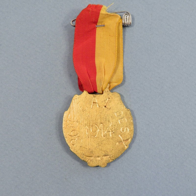 MEDAILLE FANTAISIE DU 36 ème BAL DES X 1914 ECOLE POLYTECHNIQUE