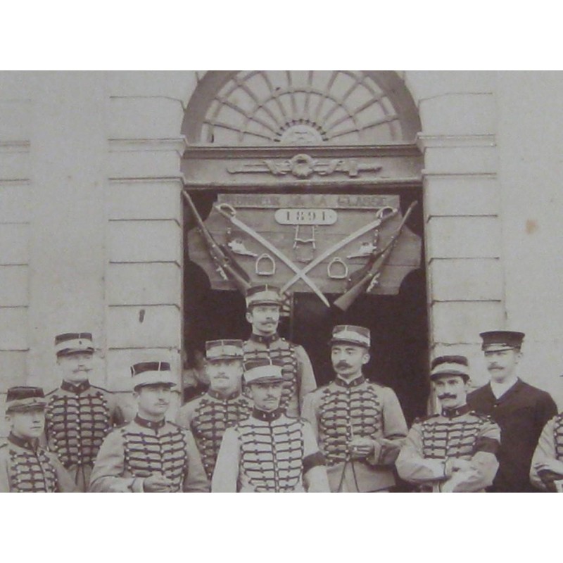 GRANDE GRANDE PHOTO DU 4 ème REGIMENT DE CHASSEURS A CHEVAL