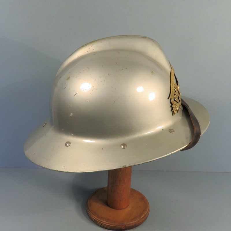 CASQUE DES SAPEURS DES ENTREPRISES SAPIC MODELE 1955 PETITCOLLIN