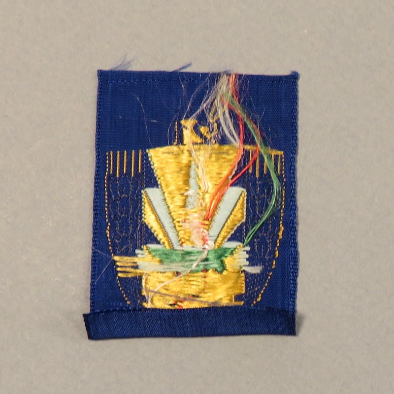 INSIGNE DE BERET TISSU CHANTIERS DE JEUNESSE CJF 21 GALLIENI (LOIRE)