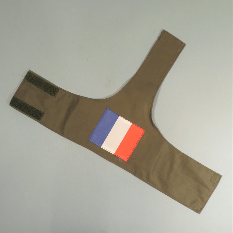 BRASSARD TRICOLORE ARMEE FRANCAISE EN OPEX LEGION ET TOUTES ARMES