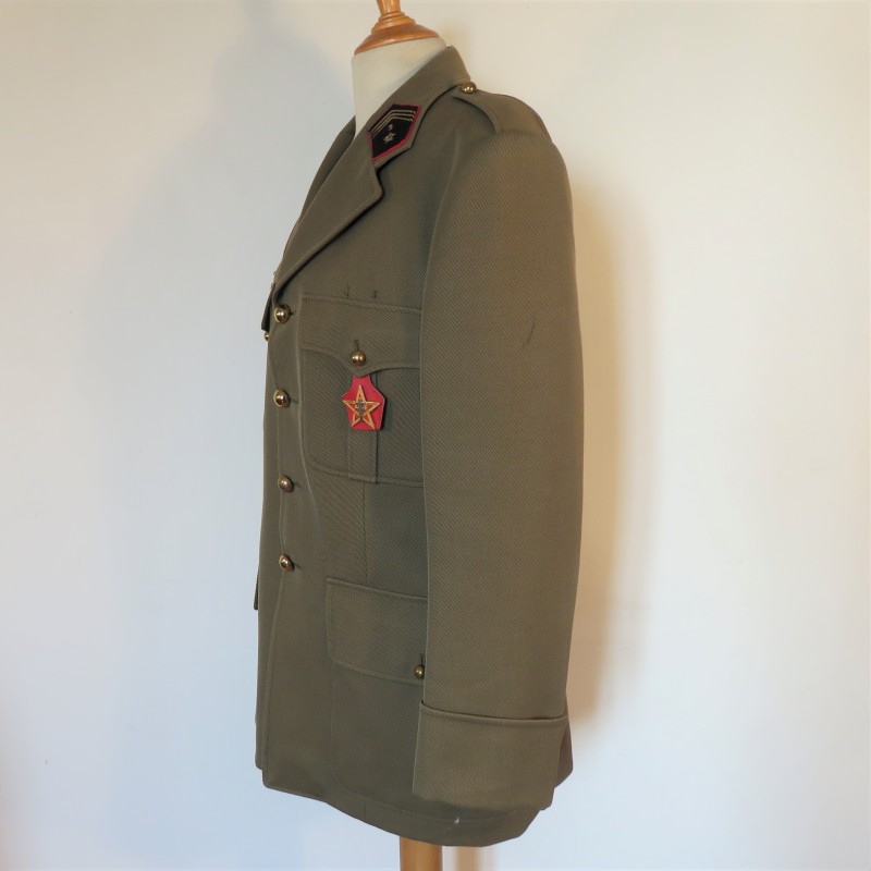 TENUE UNIFORME DU 1 er REGIMENT DE SPAHIS 6 ème DLB VESTE ET PANTALON ANNEES 1960-70