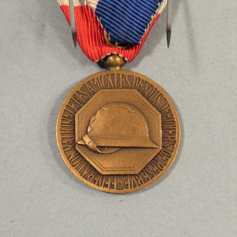 MEDAILLE ANCIENS COMBATTANT FEDERATION NATIONALE DES AMICALES DE SOUS OFFICIERS DE RESERVE 1914-1918