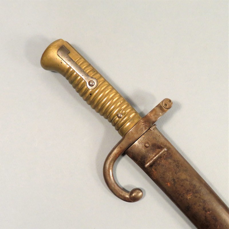 BAIONNETTE ERSATZ ALLEMANDE POUR FUSIL 1888 A PARTIR DU MODELE CHASSEPOT 1866