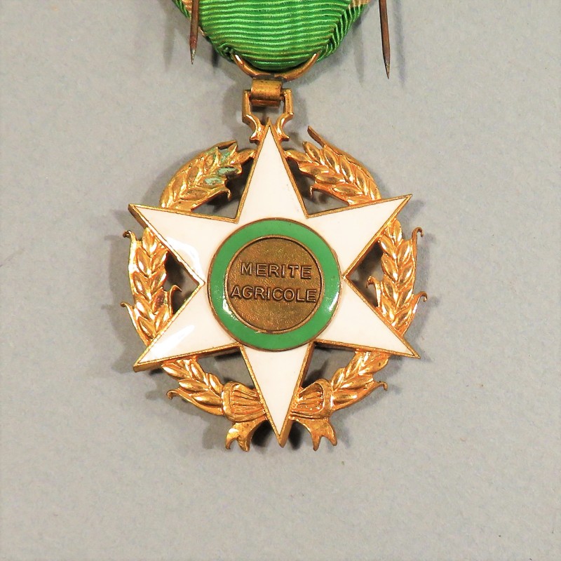 MADAGASCAR MEDAILLE DE CHEVALIER DE LORDRE DU MERITE AGRICOLE REPUBLIKA MALAGASY EN BOITE °