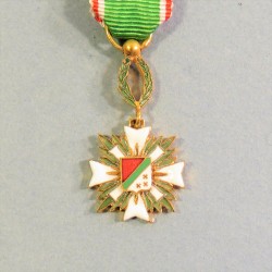 KATANGA REDUCTION DE LA MEDAILLE DE CHEVALIER DE L'ORDRE DU MERITE KATANGAIS ZAIRE CONGO