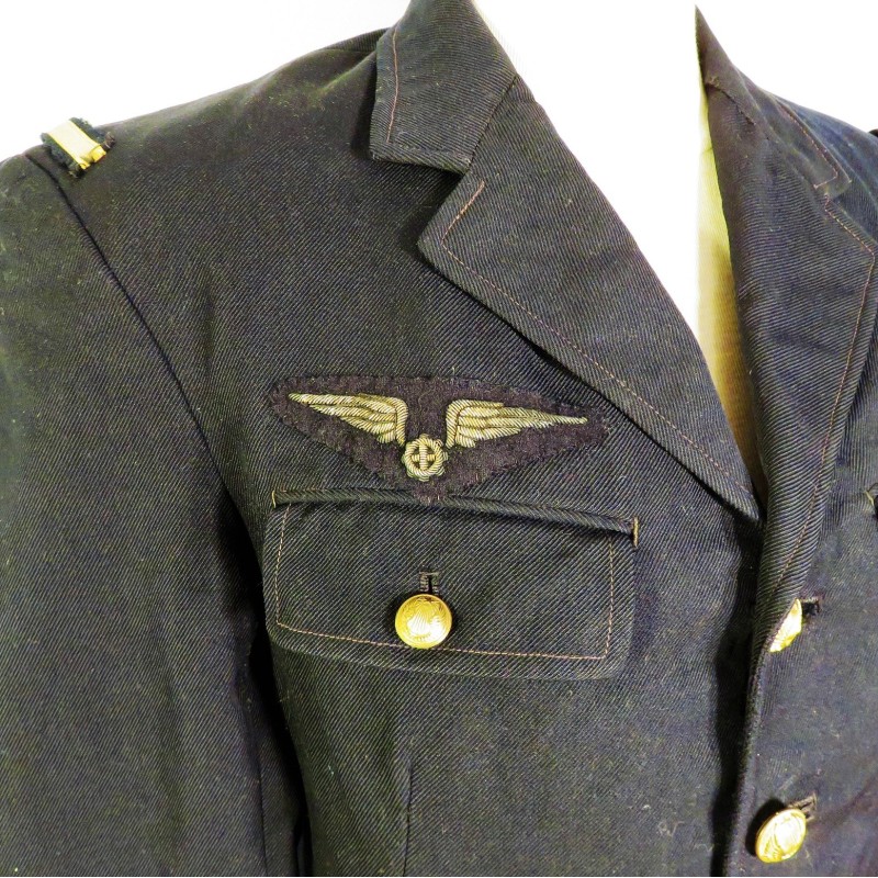 VESTE D'UNIFORME D'UN SERGENT-CHEF MECANICIEN DE L'AVIATION ARMEE DE L'AIRE 1930 - 1940