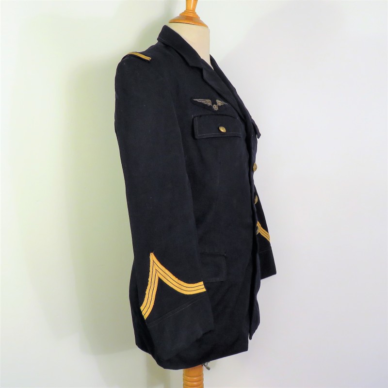 VESTE D'UNIFORME D'UN SERGENT-CHEF MECANICIEN DE L'AVIATION ARMEE DE L'AIRE 1930 - 1940