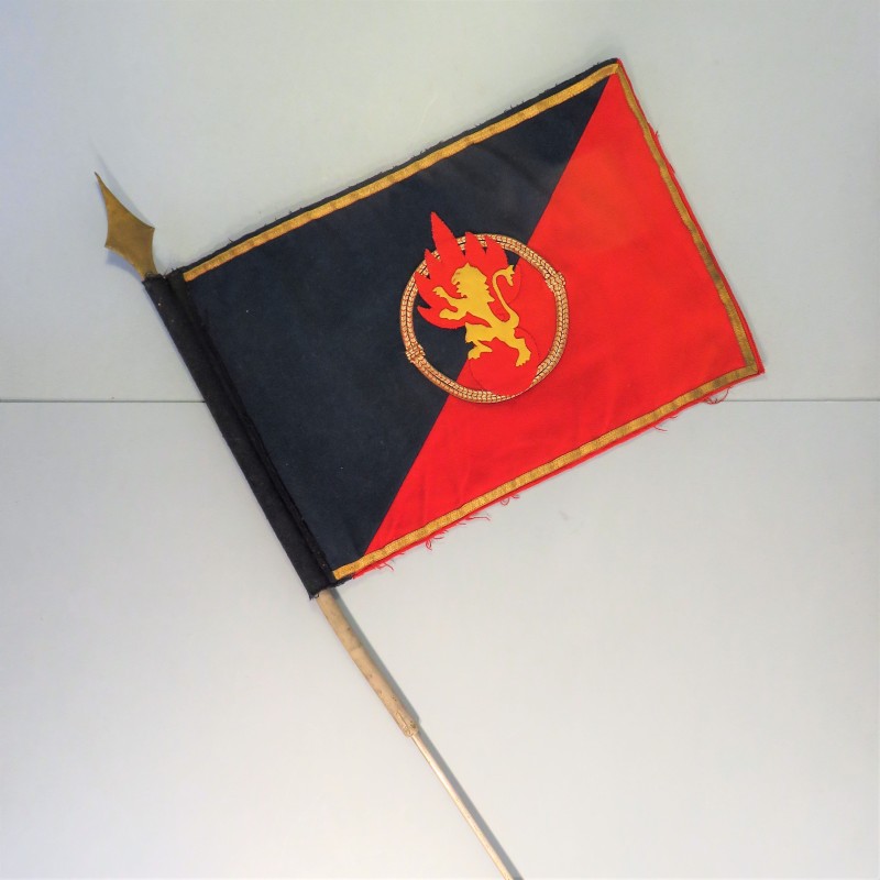 FANION DU 1/99 ème RIA REGIMENT D'INFANTERIE ALPINE 2 ème COMPAGNIE ANNEES 1945 1950 - 99 RIA