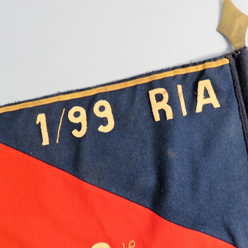 FANION DU 1/99 ème RIA REGIMENT D'INFANTERIE ALPINE 2 ème COMPAGNIE ANNEES 1945 1950 - 99 RIA