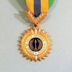 GABON MEDAILLE D'HONNEUR SECOND TYPE DES FORCES DE POLICE NATIONALE GABONAISE °