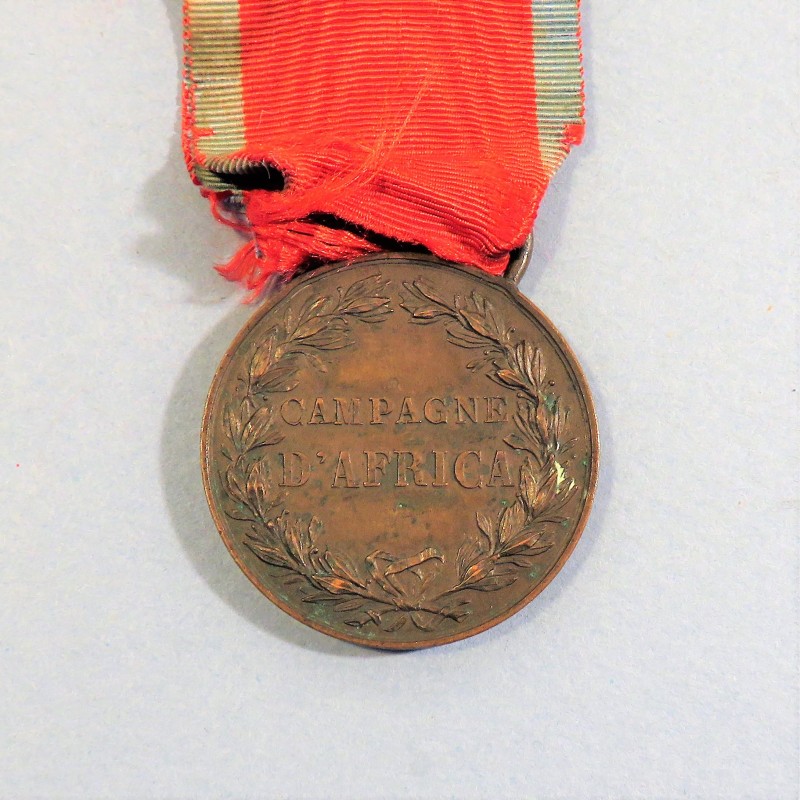 ITALIE MEDAILLE POUR LES CAMPAGNES AFRICAINES 1887 ROI UMBERTO 1er ETHIOPIE °