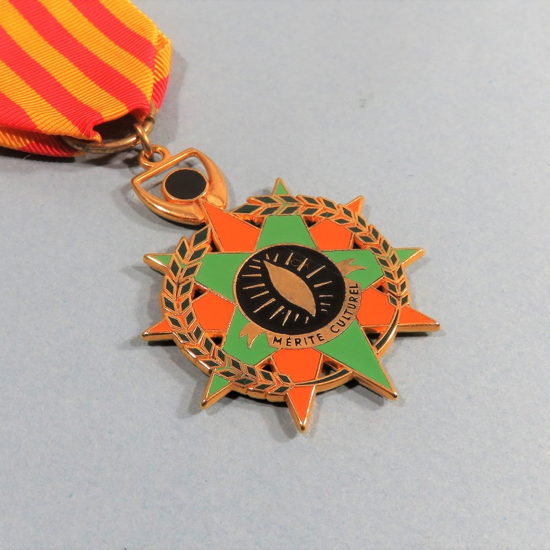 COTE D'IVOIRE MEDAILLE DE CHEVALIER DE L'ORDRE CULTUREL IVOIRY COAST CULTURAL MERIT °