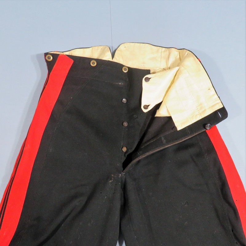 RARE !! PANTALON FLOTTARD ARTILLERIE OU ECOLE IMPERIAL MILITAIRE SECOND EMPIRE NAPOLEON III 1870