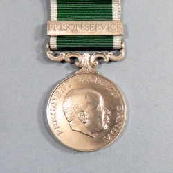 MALAWI MEDAILLE DE LONG SERVICE ET BONNE CONDUITE POUR LE PERSONEL DES PRISONS LSGC PRISON SERVICE MEDAL °