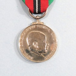 MALAWI MEDAILLE DU JUBILE 25 ANS DE PRESIDENCE POUR KAMUZU BANDA SILVER JUBILEE MEDAL °