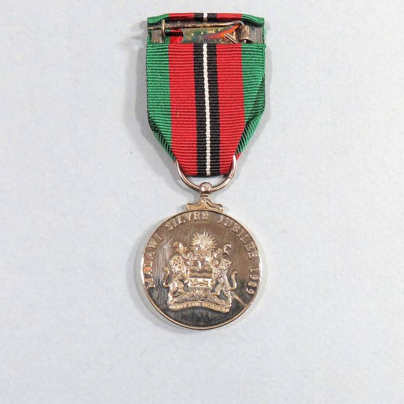 MALAWI MEDAILLE DU JUBILE 25 ANS DE PRESIDENCE POUR KAMUZU BANDA SILVER JUBILEE MEDAL °