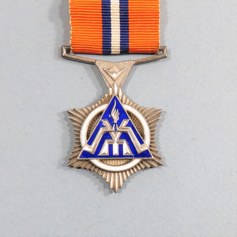 AFRIQUE DU SUD MEDAILLE OU ETOILE DU MERITE POUR LA POLICE ATTRIBUEE POLICE MERIT MEDAL SOUTH AFRICA °