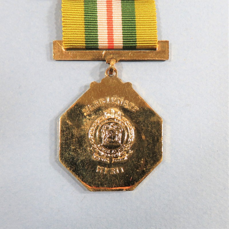 AFRIQUE DU SUD CHEMINS DE FER MEDAILLE DU MERITE POUR LA POLICE RAILWAYS MERIT MEDAL SOUTH AFRICA SECOND TYPE °