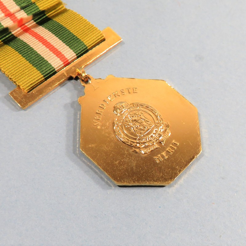 AFRIQUE DU SUD CHEMINS DE FER MEDAILLE DU MERITE POUR LA POLICE RAILWAYS MERIT MEDAL SOUTH AFRICA SECOND TYPE °