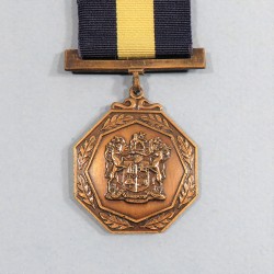 AFRIQUE DU SUD POLICE DES CHEMINS DE FER MEDAILLE CONTRE LE TERRORISME RAILWAYS COMBATTING TERRORISM MEDAL SOUTH AFRICA °