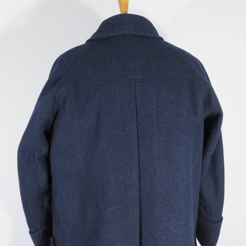 CAPOTE MANTEAU BLEU FONCE TROUPE MODELE 1938 INFANTERIE AVIATION CHASSEURS ALPINS DATEE 1939