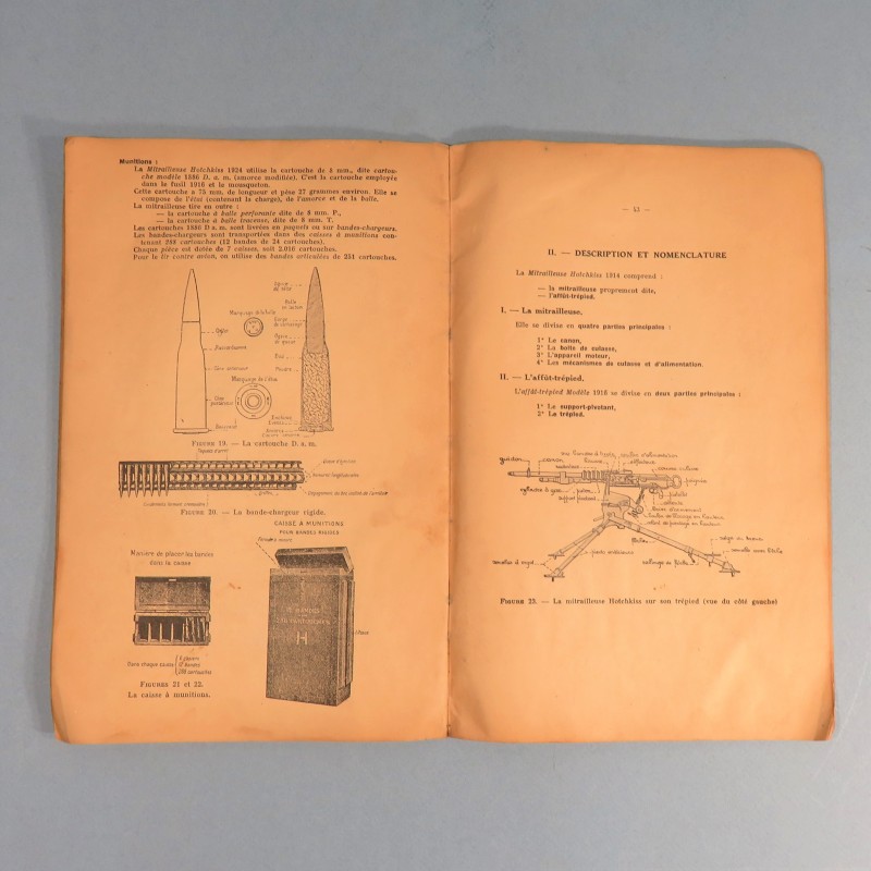 MANUEL D'INSTRUCTION PREPARATION AUX BREVETS BPSM ARMES AUTOMATIQUES FUSILIER MITRAILLEUR EDITION 1935 1936