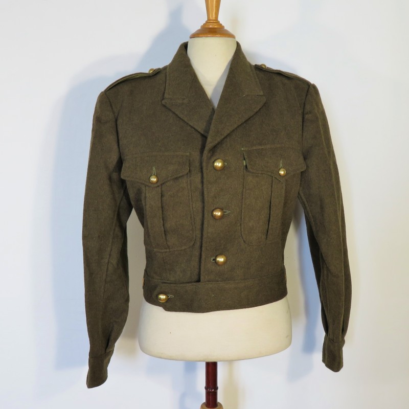 UNIFORME TENUE BLOUSON ET PANTALON MODELE 1946 ARMEE FRANCAISE INDOCHINE ALGERIE DATE 1951