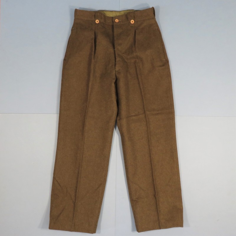 UNIFORME TENUE BLOUSON ET PANTALON MODELE 1946 ARMEE FRANCAISE INDOCHINE ALGERIE DATE 1951