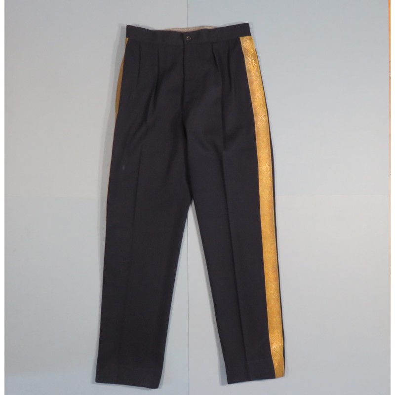 PANTALON UNIFORME DE LA MARINE NATIONALE AMIRAL OU OFFICIER SUPERIEUR FABRICATION ANNEES 1970 1980