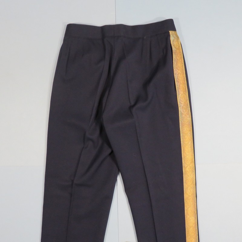 PANTALON UNIFORME DE LA MARINE NATIONALE AMIRAL OU OFFICIER SUPERIEUR FABRICATION ANNEES 1970 1980