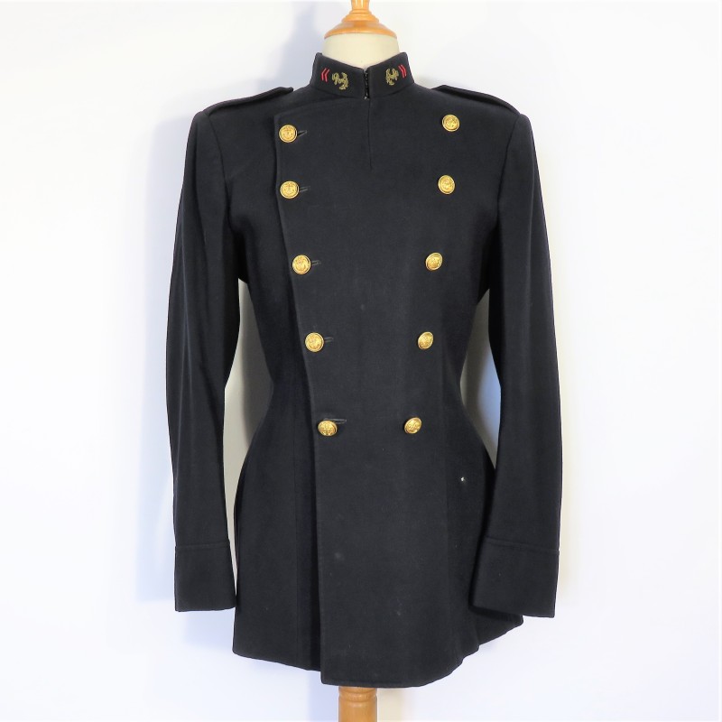 UNIFORME DE LA FANFARE OU MUSIQUE DE L'INFANTERIE DE MARINE VESTE ET PANTALON FABRICATION ANNEES 1970 1980