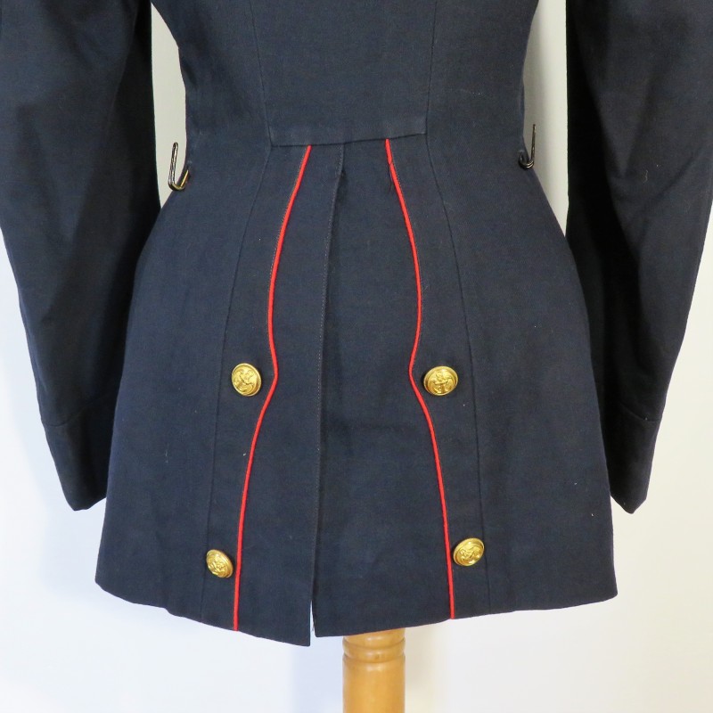 UNIFORME DE LA FANFARE OU MUSIQUE DE L'INFANTERIE DE MARINE VESTE ET PANTALON FABRICATION ANNEES 1970 1980