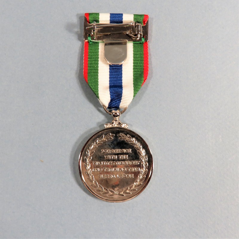 SIERRA LEONE MEDAILLE POUR L'ENTRAINEMENT DES CONSEILLERS MILITAIRES IMATT MILITARY ADVISOR TRAINING MEDAL °