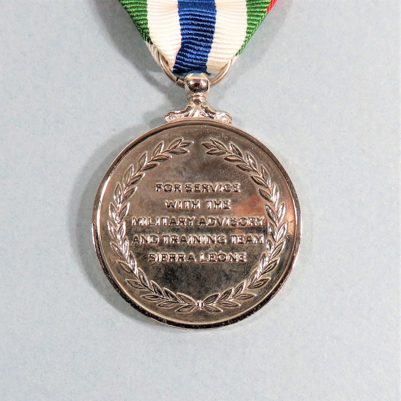 SIERRA LEONE MEDAILLE POUR L'ENTRAINEMENT DES CONSEILLERS MILITAIRES IMATT MILITARY ADVISOR TRAINING MEDAL °