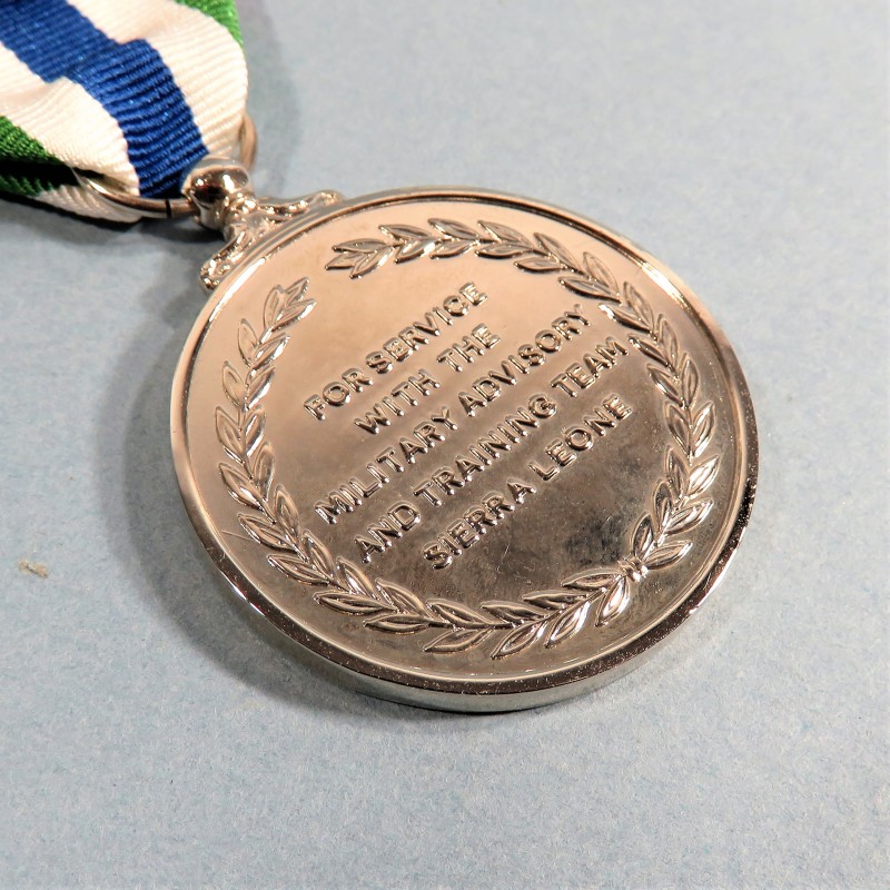 SIERRA LEONE MEDAILLE POUR L'ENTRAINEMENT DES CONSEILLERS MILITAIRES IMATT MILITARY ADVISOR TRAINING MEDAL °