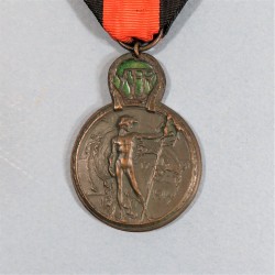 MEDAILLE FRANCO BELGE DES ANCIENS COMBATTANTS DE L'YSER OU ISERE COMBATS DE LA GRANDE GUERRE 1914-1918