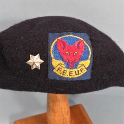 BERET DES SCOUTS DE FRANCE LOUVETEAU F.E.E.U.F. FEDERATION DES ECLAIREURS ET ECLAIREUSES DE FRANCE ANNEES 1970 - 1980