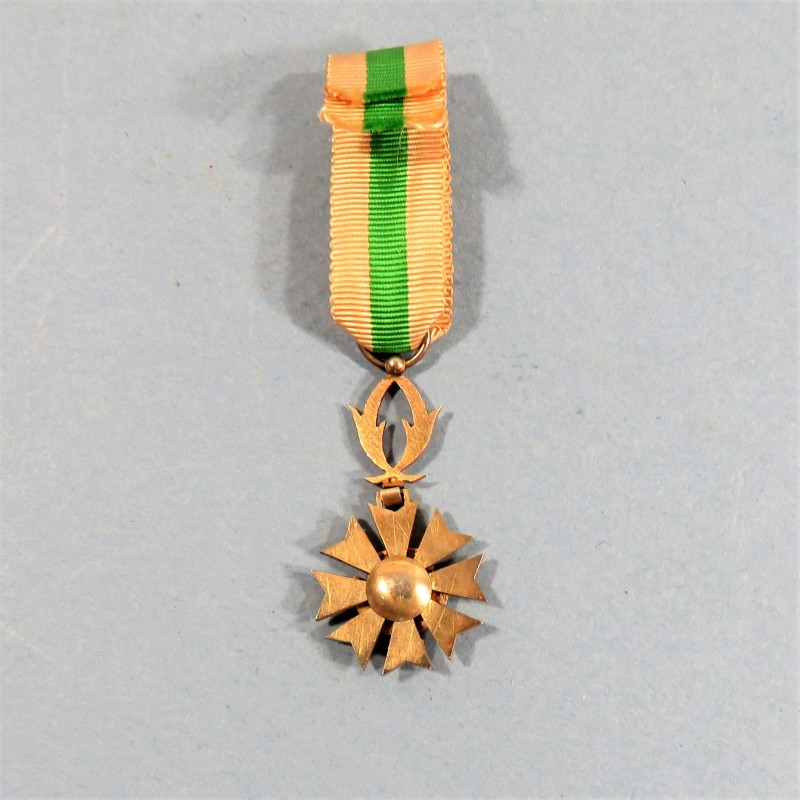 NIGER REDUCTION DE LA MEDAILLE D'OFFICIER DE L'ORDRE DU MERITE DU NIGER ORDER OF MERIT NIGER MINIATURE KNIGTH MEDAL °