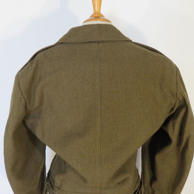 UNIFORME US MODELE 1944 BLOUSON IKE ET SONT PANTALON CAMPAGNE DE FRANCE ET D'ALLEMAGNE 1944 - 1945