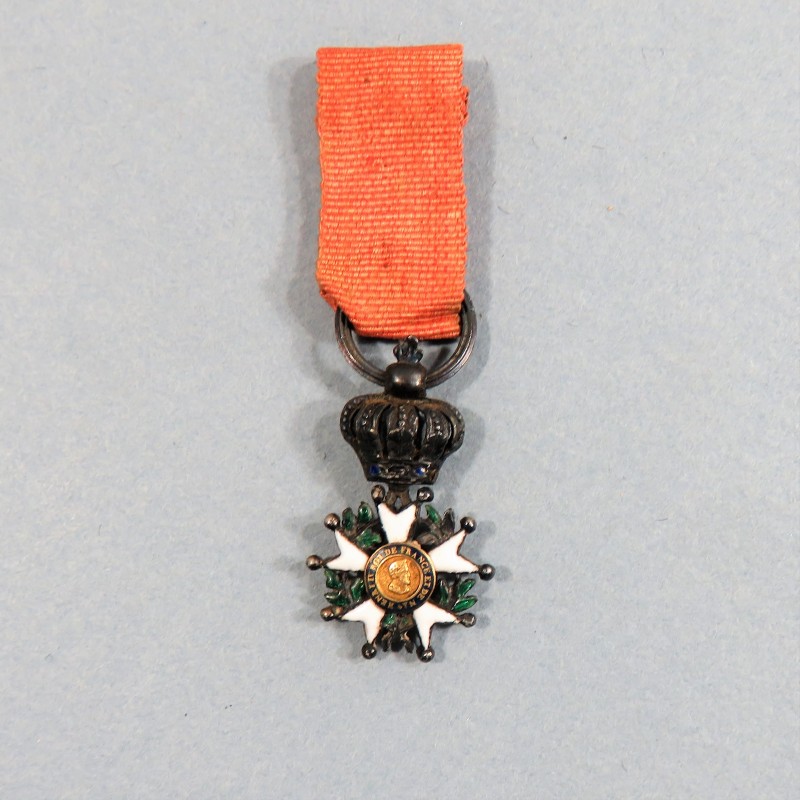 REDUCTION DE LA MEDAILLE DE CHEVALIER DE L'ORDRE DE LA LEGION D'HONNEUR RESTAURATION HENRI IV ROI DE FRANCE ET DE NAVARRE 1814 °