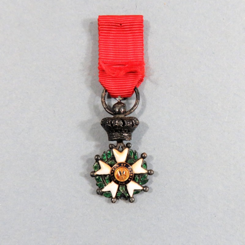 REDUCTION DE LA MEDAILLE DE CHEVALIER DE L'ORDRE DE LA LEGION D'HONNEUR LOUIS PHILIPPE MONARCHIE DE JUILLET 1830 1848 °